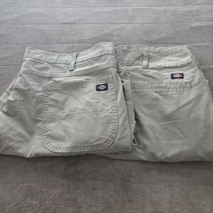 Two pairs of Dickies Flex cargo pants size 42 x 30